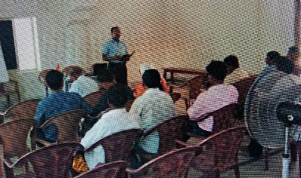 teaching group in Orissa